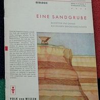 Eine Sandgrube, Schotter und Sande als Zeugen der Erdgeschichte, 1948