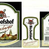 Bieretikett "Regensburger Premium" Brauerei Bischofshof Regensburg Oberpfalz