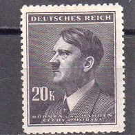 D. Reich Böhmen und Mähren 1942, Mi. Nr. 0102 / 102, Hitler, ungebraucht #09728