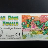 Ü - Ei Beipackzettel Dapsy Dino Family 659 274 Puzzle