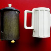 Hutschenreuther Kaffeekanne Isolierkanne Hammerschlag US-ZONE
