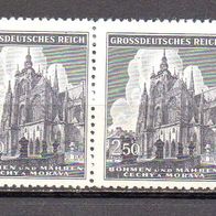 D. Reich Böhmen und Mähren 1944, Mi. Nr. 0141 / 141, St. Veits-Dom ungebraucht #09898