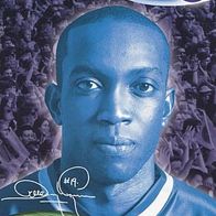 Dwight Yorke - kleine Pepsi Sammelkarte Nr 8 - Ex Manchester United
