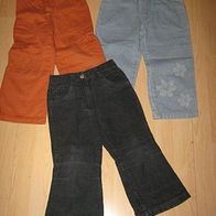 tolle Jeans + Outdoor - Hose (Gefüttert) + Outdoor - Cordhose Gr. 92/98 (0114)