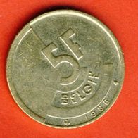 Belgien 5 Francs 1986 Belgie