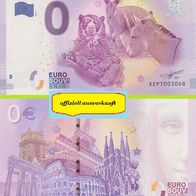0 Euro Schein KiZooDo XEPT 2017-1 offiziell ausverkauft Nr 3068