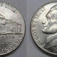 USA, Vereinigte Staaten 5 Cents 1998 D ## Li10