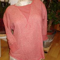 Quiksilver Sweat Vintage rot meliert Gr XS / S wie neu