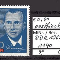 DDR 1965 Besuch sowjetischer Kosmonauten MiNr. 1139 postfrisch