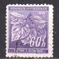 D. Reich Böhmen und Mähren 1941, Mi. Nr. 0065 / 65, Freimarken, gestempelt #07314
