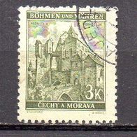 D. Reich Böhmen und Mähren 1941, Mi. Nr. 0072 / 72, Freimarken, gestempelt #07333