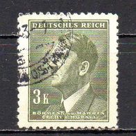 D. Reich Böhmen und Mähren 1942, Mi. Nr. 0102 / 102, Freimarken, gestempelt #07345