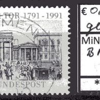 BRD / Bund 1991 200 Jahre Brandenburger Tor, Berlin MiNr. 1492 gestempelt -2-
