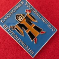 Volkslauf München 1970 Brosche Anstecknadel :