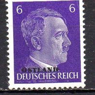 D. Reich Ostland 1941, Mi. Nr. 0005 / 5, Freimarke Hitler, postfrisch #07465
