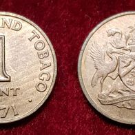 4739(6) 1 Cent (Trinidad & Tobago) 1971 in UNC- ........ von * * * Berlin-coins * * *