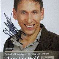 Thorsten Wolf (Familie Dr. Kleist) Originalautogramm aus Privatsammlung - al-