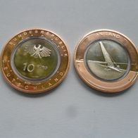 Deutschland BRD 2020 10 Euro D 2. Sammlermünze * Luft bewegt * mit Polymerring