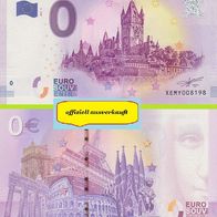 0 Euro Schein Reichsburg Cochem XEMY 2017-1 offiziell ausverkauft Nr 8198