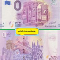 0 Euro Schein Musee Européen Schengen ZEAH 2018-1 offiziell ausverkauft Nr 4956
