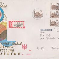 Schmuck-Großbrief Internationale Briefmarken-Ausstellung