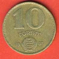 Ungarn 10 Forint 1987