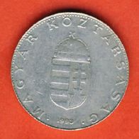 Ungarn 10 Forint 1993 glatter Rand