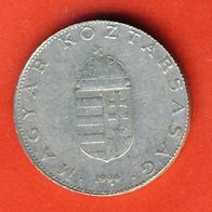 Ungarn 10 Forint 1994 glatter Rand