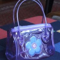Handtasche für Mädchen, lila-transparent