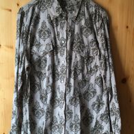 braune Bluse Gr. 42 v. Bon´A Parte (2654)