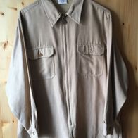 camelfarbene Bluse Gr. 44 (2632)