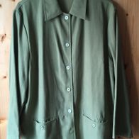olivgrüne Bluse Gr. 46 (2640)