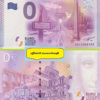 0 Euro Schein Paris - Les Champs-Elysees UECZ 2015-1 offiziell ausverkauft Nr 8583