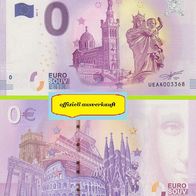 0 Euro Schein Notre-Dame-de-la-Garde UEAA 2017-3 offiziell ausverkauft Nr 3368