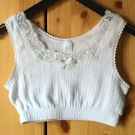 weißes Bustier Gr. 128 (2680)