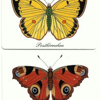 2 Telefonkarten - PD 13 + 15 von 1998 , Schmetterlinge , leer