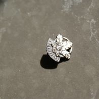 Anstecknadel "EGGEFREUND" silberfarben, 1,5 cm