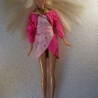 Barbie-Puppe - rosa Kleid mit Goldkragen, Mattel 1998/99