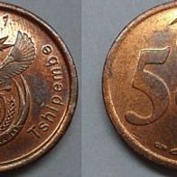 Südafrika 5 Cents 2011 ## Kof3