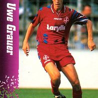Panini CARD 95 Uwe Grauer FC Bayer 05 Uerdingen 94-95 KFC Büderich Hammer SpVg