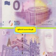 0 Euro Schein Tour Montparnasse UEAE 2016-1 offiziell ausverkauft Nr 9895