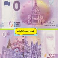 0 Euro Schein Dome des Invalides UEAN 2016-1 offiziell ausverkauft Nr 5454