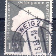 Bund 1953 Mi. 165 Deutsche Kriegsgefangene gestempelt (0029)