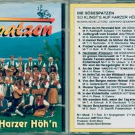 CD-Die Sösespatzen · So klingt´s auf Harzer Höh´n (1995)