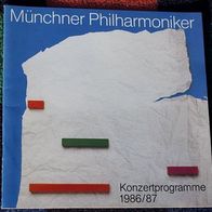 Münchner Philharmoniker - Konzertprogramme 1986/87