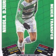 SpVgg Greuther Fürth Topps Trading Card 2012 Nikola Djurdjic Nr.399 Neuer Transfer