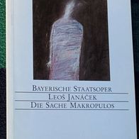 Die Sache Makropulos - Programmheft, München 1988