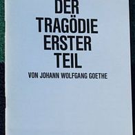 Faust Der Tragödie erster Teil - Programmheft, München 1987