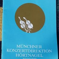 Münchner Konzertdirektion Hörtnagel 1988/89