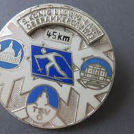 König Ludwig Lauf 45 Km Oberammergau D. 40 mm Brosche Anstecknadel :